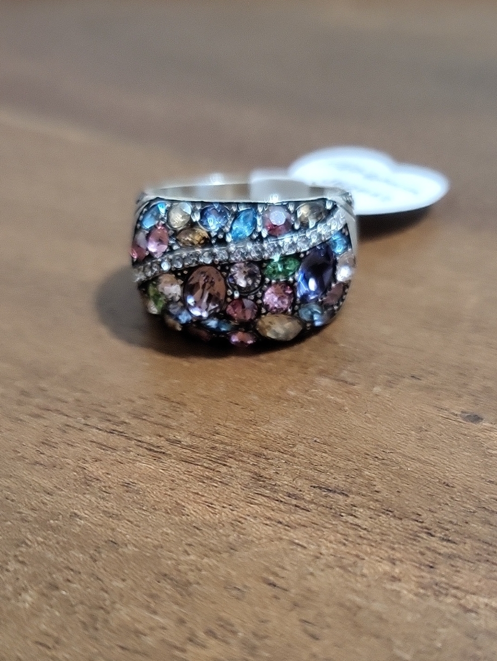 Brighton Trust Your Journey Multi Color Pastel Ring Size 10